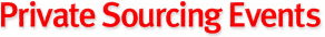 Private Sourcing Events